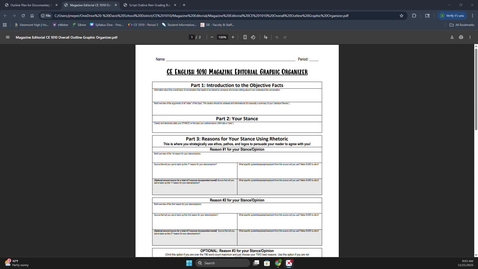 Thumbnail for Peer Review for the Documentary Script Outline