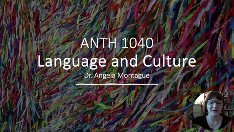 Thumbnail for L1a ANTH 1040 Intro "What is Anthropology?"