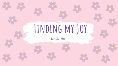 Thumbnail for What brings me joy