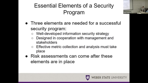 Thumbnail for NET 3550 Week 10 Importance-business case