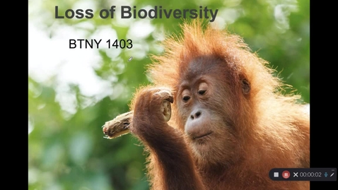 Thumbnail for entry 06-Biodiversity loss - part 1