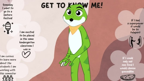 Thumbnail for Getting to Know Me Animation