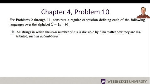 Thumbnail for entry CS 4110 - Chapter 4 Problem 10