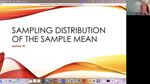 Thumbnail for Sampling Distributions (Lecture #1)
