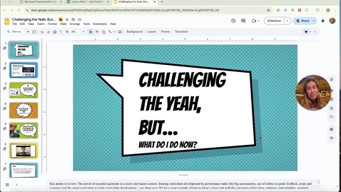 Thumbnail for Challenging the Yeah, But's