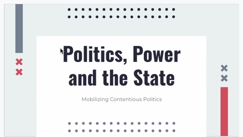 Thumbnail for Mobilizing Contentious Politics