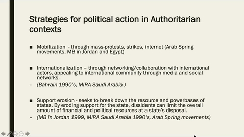 Thumbnail for POLS 4210 Module 3.2 Arab Spring Lecture A
