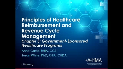 Thumbnail for Ch 3 Government-Sponsored Healthcare programs