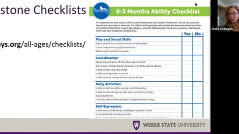 Thumbnail for Child Development milestones &amp; ASQ 