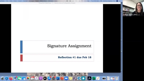 Thumbnail for Intro lecture (feb 11) finishing memory chapter