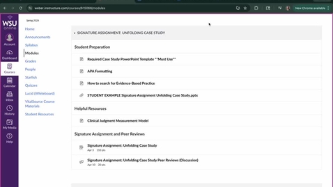 Thumbnail for Signature Assignment Video Guide 