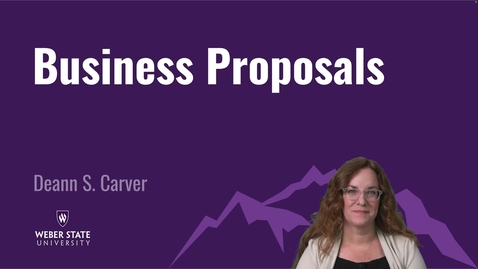 Thumbnail for Business Proposals Part 1