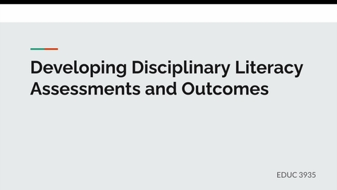 Thumbnail for Literacy Outcomes &amp; Assessments