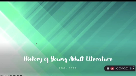 Thumbnail for Week 13 - Young Adult Literature