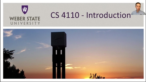 Thumbnail for CS 4110 Module 0 Introduction