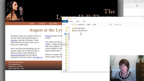 Thumbnail for Setting up the Lyman Hall web page