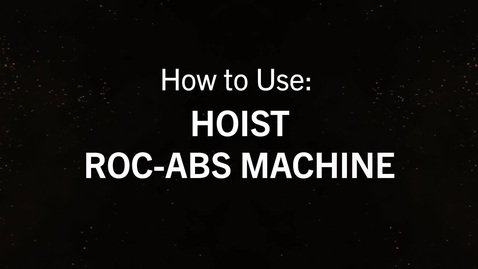 Thumbnail for entry Hoist Roc-Abs.mp4