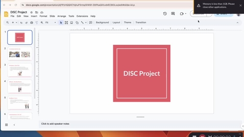 Thumbnail for DISC project