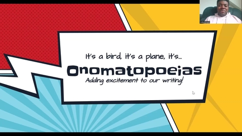 Thumbnail for entry Onomatopoeia Mini Lesson-Colton Kraus