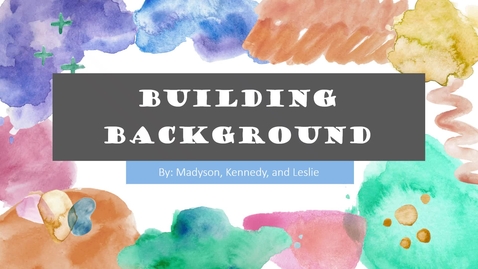 Thumbnail for Building Backgrounds