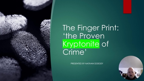 Thumbnail for Finger Prints Powerpoint CJ 1350