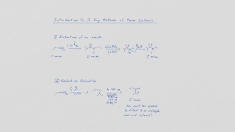 Thumbnail for entry Amine synthesis-edit