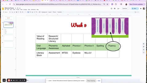 Thumbnail for Welcome Fluency - Google Slides - 19 October 2025