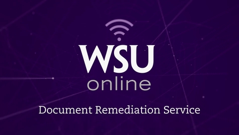 Thumbnail for Document Remediation Service