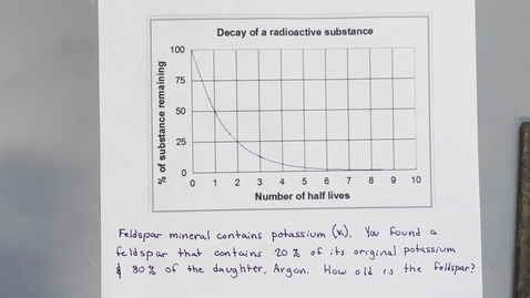 Thumbnail for Using the decay curve example