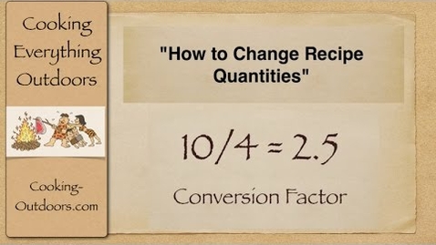 Thumbnail for entry How to Convert Recipes Using a Conversion Factor | Easy Cooking Tips