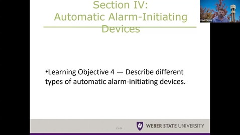 Thumbnail for Module 6.a Fire Detection and Alarm Systems (4) SAFE 3650 VTL Spring 2025 35661 - Quiz