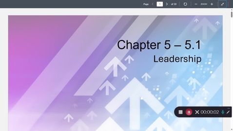 Thumbnail for Chapter 5: 5.1 Lecture Video