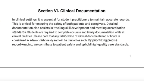 Thumbnail for entry Clinical Handbook 2024 Part 2 - Quiz