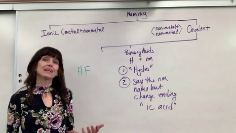 Thumbnail for Covalent Naming Binary Acids