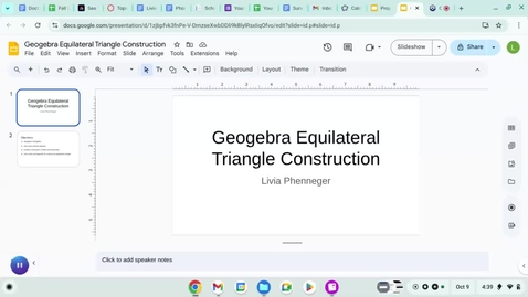 Thumbnail for Equilateral Triangle Construction