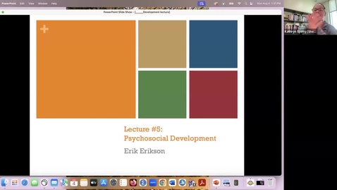 Thumbnail for Intro Module 5 - Erikson's psychosocial stages