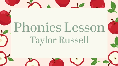 Thumbnail for Phonics Lesson Feb 26.mp4