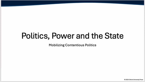 Thumbnail for POLS 1010: Mobilizing Contentious Politics