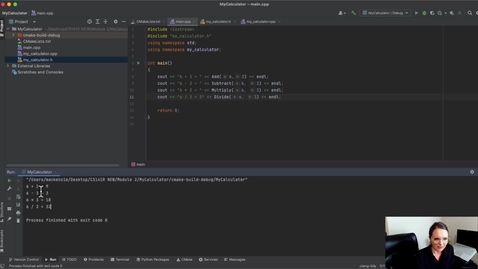 Thumbnail for Example 3 - Using functions in main