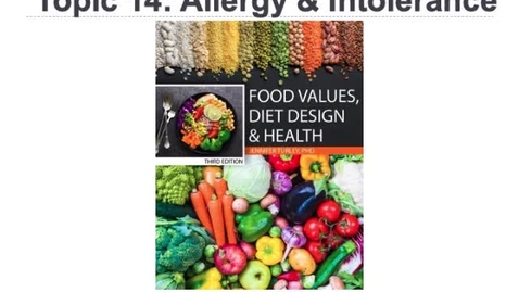 Thumbnail for Topic14_Lecture_Allergy_Intolerance_3e