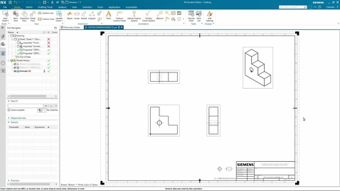 Thumbnail for entry NX Datum Dimensioning example.mp4