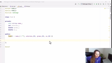 Thumbnail for Example Video 3 - Creating the General Constructor