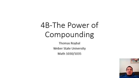 Thumbnail for 4B-The Power of Compounding Video