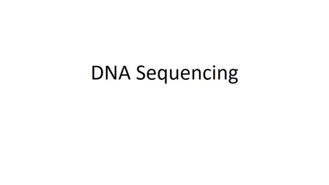 Thumbnail for entry BTNY 3303  - DNA Sequencing - Part 1 - April 6, 2022