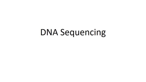 Thumbnail for BTNY 3303  - DNA Sequencing - Part 1 - April 6, 2022