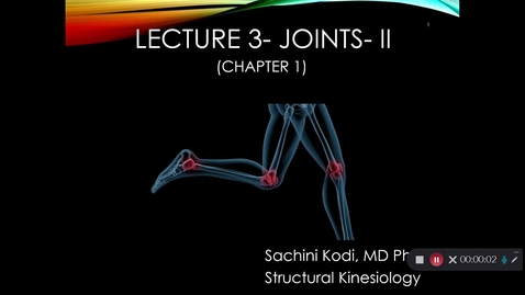 Thumbnail for entry Lecture 3- Joints Part 2 Recording