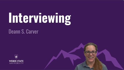 Thumbnail for COMM 1130 Interviewing