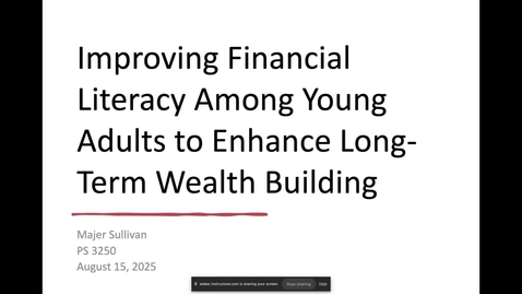 Thumbnail for Formal Report Presentation
