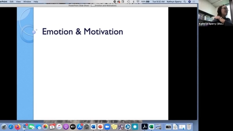 Thumbnail for Theories of Emotion (Fall 21 lecture)