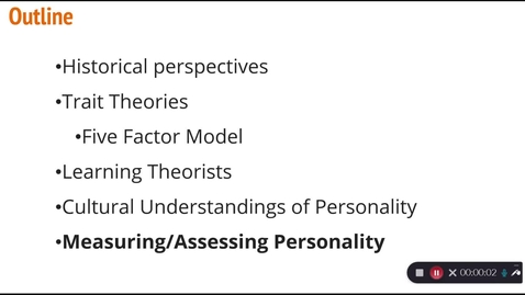 Thumbnail for Personality Part 2 - Quiz